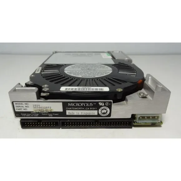 Micropolis 1624 668 MB 5.25" SCSI Hard Drive. P/N KG0033-01-2